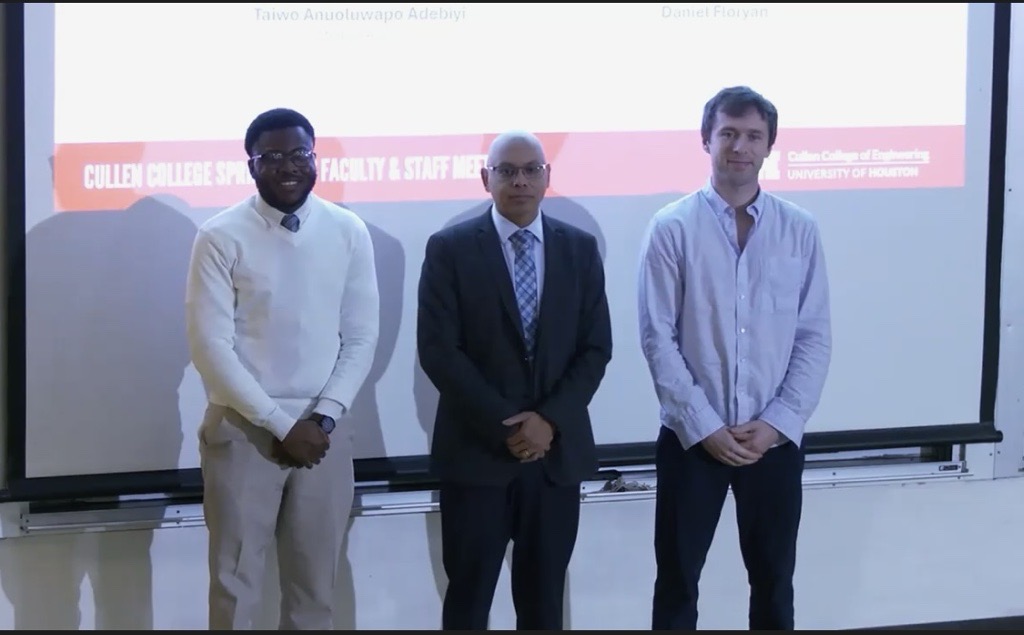 Andrea Prosperetti Award during UH Engineering Faculty and Staff Meeting
