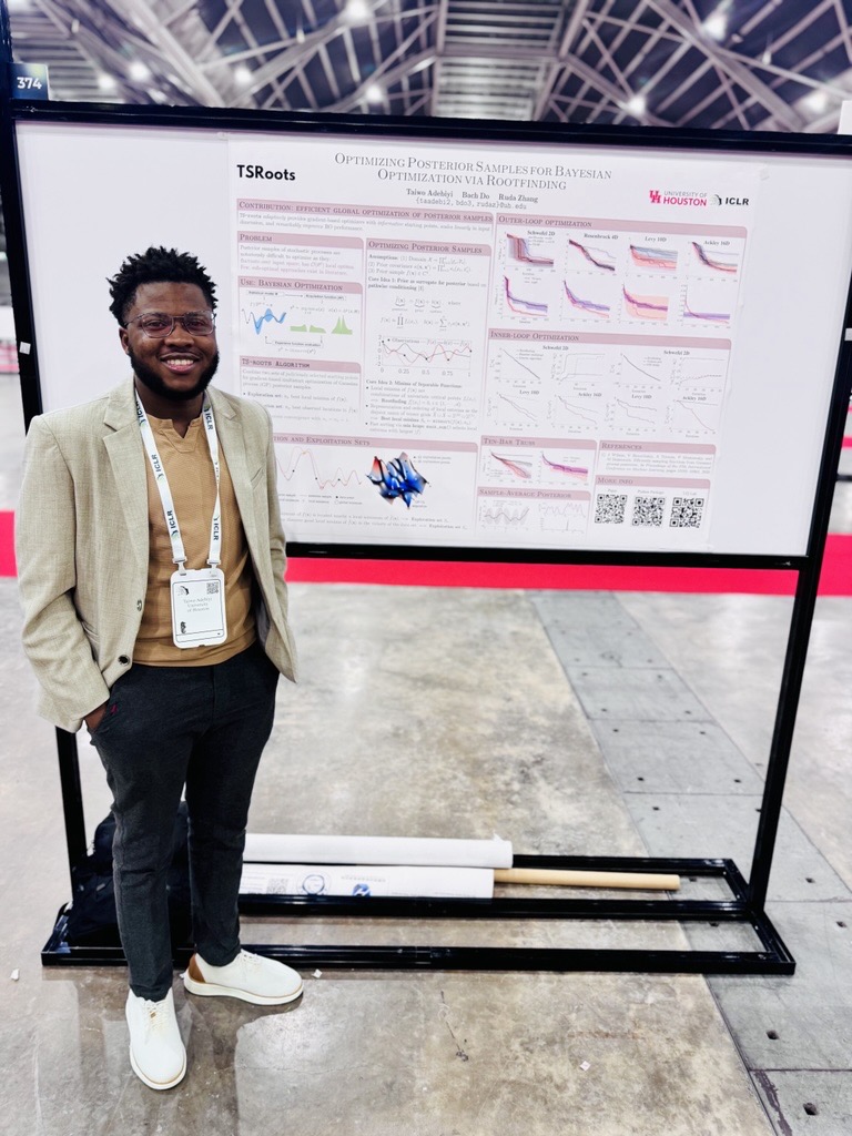 Taiwo at ICLR 2025